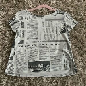 newspaper shirt